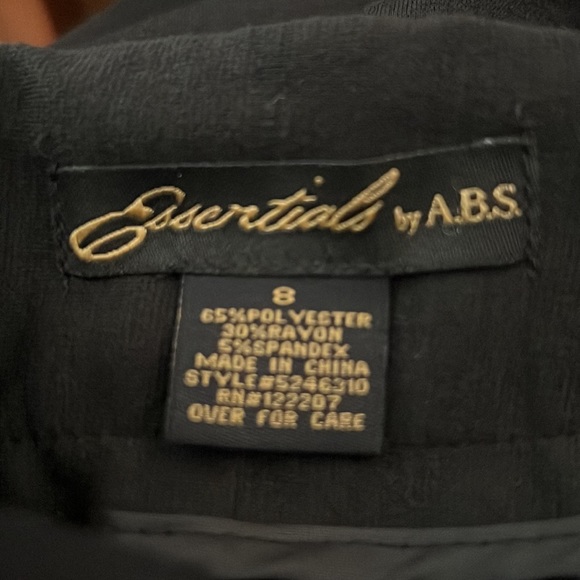 Essentials by ABS Women's Classic Black Skirt 6. - Picture 5 of 5